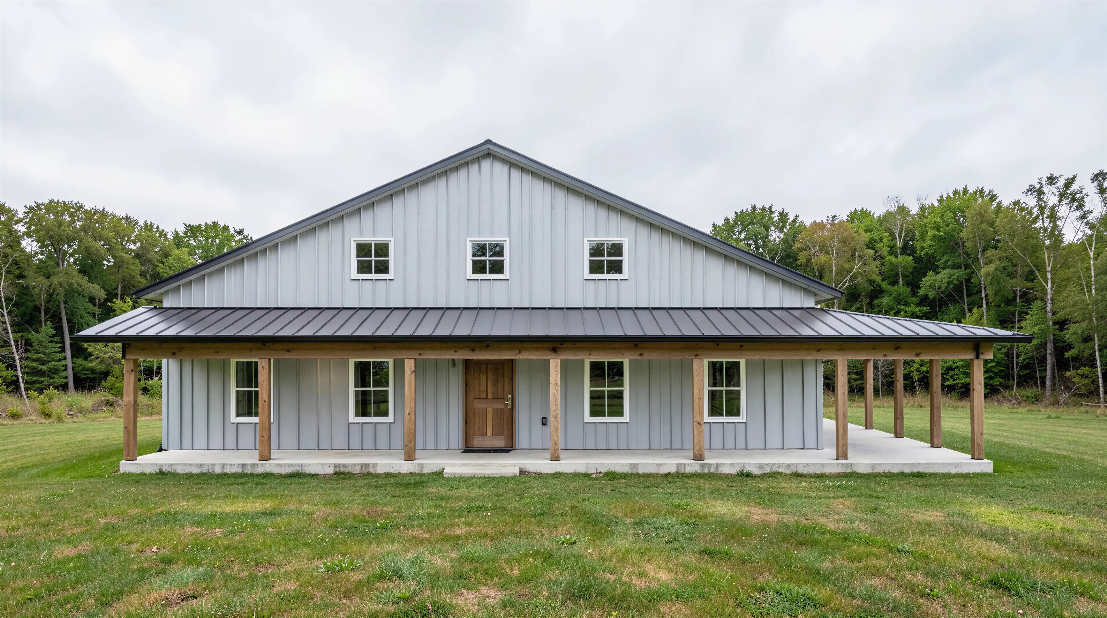 1 Story Barndominium House Plans
